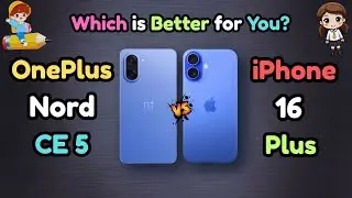 OnePlus Nord CE 5 Vs iPhone 16 Plus | Different Budget & OS But Which is More Value for Money...|