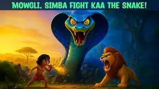 Mowgli and Simba Fight Kaa, the Snake | Hindi Story for Kids | Hindi Kahani | Kids Stories