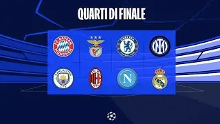 🔴 SORTEGGIO QUARTI CHAMPIONS LEAGUE