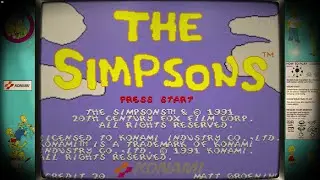 The Simpsons (1991/Konami/Mame/Arcade/Emulation/PC/Steam Deck/4k)