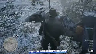 RED DEAD ONLINE - I try to sell drunk stranger to random player (beedubthechamp)