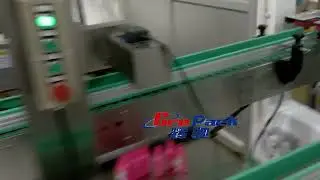 Automatic 10 nozzle shower gel bottle filling line with tray