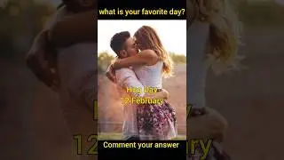 Valentine Week Days List 2024 ❤️||||#shorts #day #roseday