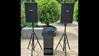 Speaker setup test Pro Audio sound chech Apart SUB2400 Apart PUBDRIVE-2000 JBL 2206 HPL RCF Lab N681