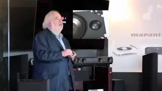 Sandy Gross of GoldenEar Technology at Electronics Expo Of Wayne, NJ