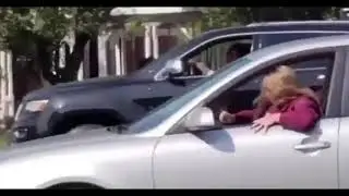 Instant Karma | Democrat Psycho Flips Off Trump Supporters; Crashes Into Car - Hilarity Ensues