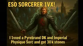 ESO U45: Had a 1v4 vs a Pyrebrand DK and Imperial Physique Sorc and got 30K Telvar
