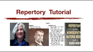 Homeopathic Repertory Tutorial (1) with Karen Allen CCH: Symptoms, Materia Medica and Diagnoses