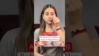 Fitkari (Alum)🤍 #fitkari #openpores #facialhair #acne #pimple #skincare #skincaretips #clearskin