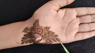 Beautiful Heart Shape Mehndi Design | Aesthetic Mehndi Design | Back Hand Mehndi Design |@mhandbook 