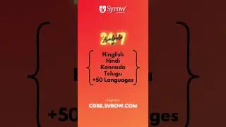 Syrow Multilingual Artificial Intelligence Bot for WhatsApp. 💬🤖 AI BOT NOW ITS FREE!  care.syrow.com