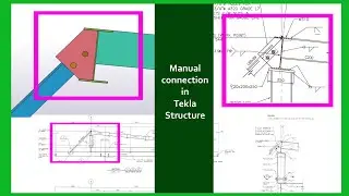 Manual connection of bracing Tekla structure || TeklaBD || Engr Maidul