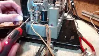 Marconi 201A AM and Shortwave Radio Video #10 - Capacitors Big and Small
