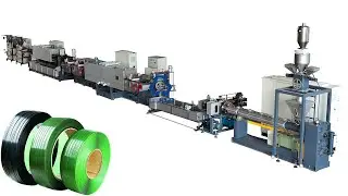 STRAPPING BAND MAKING MACHINE | PP | PET | POLYESTER | STRAP | BELT | PRODUCTIN | EXTRUSION | LINE