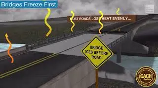 Why bridges freeze first.