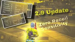 2.9 update 🔥 Sensitivity For All Devices | 90fps | Zero Recoil | 4 Fingers Claw Gyroscope 😱