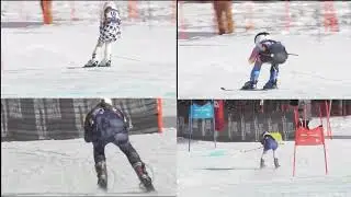 U14 Women GS Breck Race #4 4 Box Hailey, Mia, Liv, Elsa