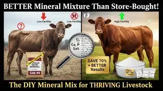 Better Mineral Mixture than Store Bought! The DIY Mix That Saves Thousands