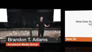Brandon T.  Adams, Entrepreneurship Speaker
