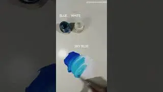 Colour mixing technique, Sky blue colour colour combination ideas. #shorts #short