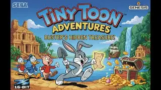 🐰Tiny ToonSega😍#TinyToon#Sega#RetroGame#Nostalgia #90Game#ClassicPlatformer#TinyToonSega#retrogaming