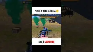 POWER OF JONATHAN DRESS 🤫 #shorts #bgmi #pubgmobile #viral
