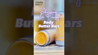 Sparkle & Glow with 3-Ingredient Shimmering Body Butter Bars