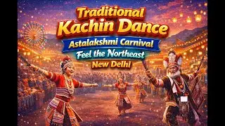 Traditional Kachin Dance at  the Astalakshmi Carnival Feel the Northeast Vibe PSOI Ground, New Delhi
