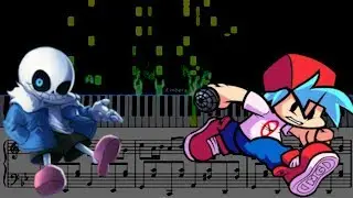 Friday Night Funkin - Burning in Hell on Piano