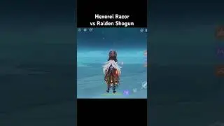 Hexerei Razor vs Raiden Shogun #genshinimpact #razor