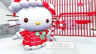 🎄❄️ &iexcl;KITTY CHRISTMAS PRISON RUN! | Escape de la Prisi&oacute;n Navide&ntilde;a 🐱 (Obby) ❄️🎁