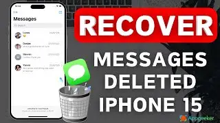 How to Recover Deleted Text Messages on iPhone 15| iPhone 15 Permanently Deleted Messages &ndash; 4 Ways