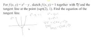 Gradients and Level Curves
