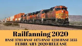 Railfanning 2020 BNSF Intermodal Train MP 733 Needles Sub