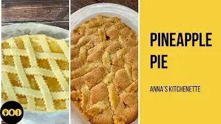 pineapple cream pie | pineapple pie recipe #pineapplerecipes