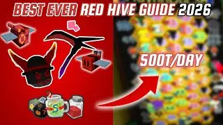 BEST EVER RED HIVE GUIDE 500T/DAY (2026) | ROBLOX BEE SWARM SIMULATOR