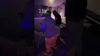 Making beats in the Studio and dancing to the beat!
