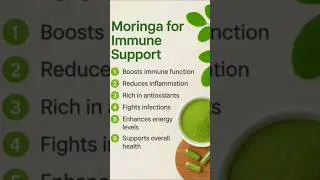 Boost Your Immunity FAST with Moringa Powder! #1 Natural Superfood 2025 | Link in Bio#immunityboost