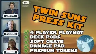 TWIN SUNS PLAYMAT AND DECK POD!!! We review the latest SWU products from Gamegenic