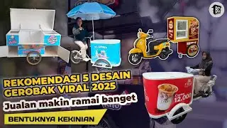 5 REKOMENDASI GEROBAK JUALAN BIKIN USAHA RAME PEMBELI |  BOOTH DESIGN 2025 | 0822-2221-7966