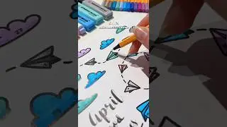 💅🏻 favorite ART technique ✨dots✨ BusyWhiteBunny Mood Tracker #moodtracker #bulletjournal #etsy