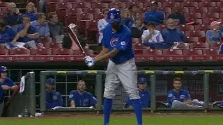 CHC@CIN: Edwards Jr. faces Chapman in first at-bat