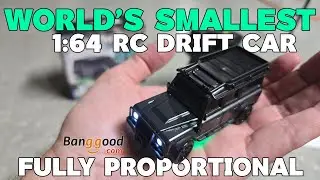 World's Smallest RC Drift Car!! | WSD CV-E87 1:64 RC Drift Car