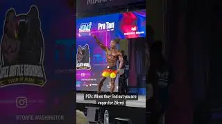 When they find out you have been vegan for 26yrs and compete in the IFBB. #tryvegan #veganstrong