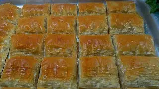 جلاش(بقلاوه)ف3دقايق بس هتعمليه بدون توريق❗️سهل وبكل احترافيه احسن من الجاهز❗️جربيه هتنبهري بجماله👍