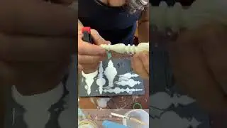 IOD moulds and 10-minute resin. Make your own ornaments!