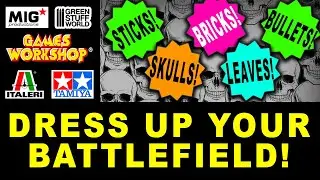 Wargaming Battlefield Accessories Reviewed - Add realism to dioramas, scenery and bases!