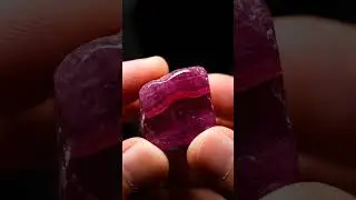 Growth Zoning Inside a Natural Ruby 🔬 | Ultra-Realistic Macro ASMR