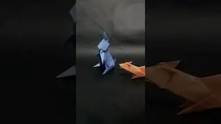 Origami Fox hunting Hare (Hideo Komatsu)