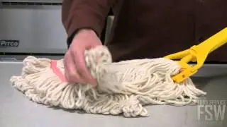 Update International - Looped-End Mop Head and Handle at Food Service Warehouse